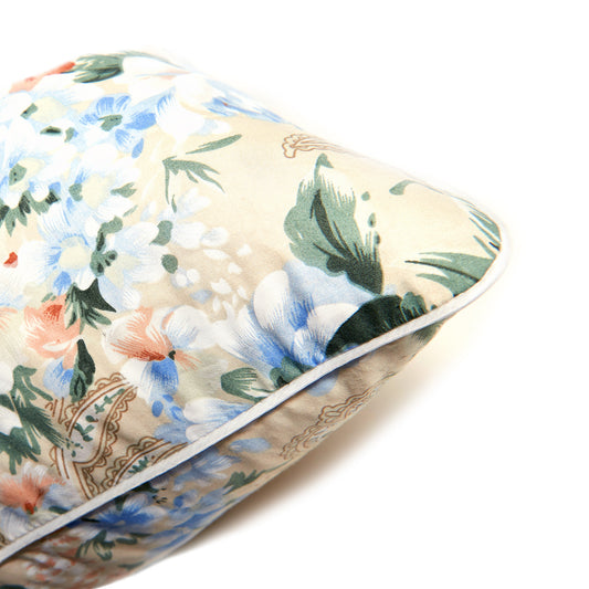 Perna Puf si Pana de Gasca cu Imprimeu, 50 x 70 cm, Multicolor Verde