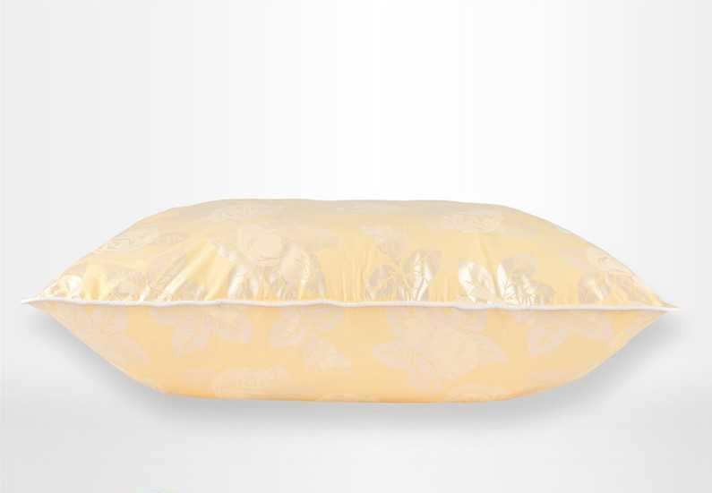 Perna Puf si Pana de Gasca, cu Imprimeu, 1200 g, 50 x 70 cm, Crem
